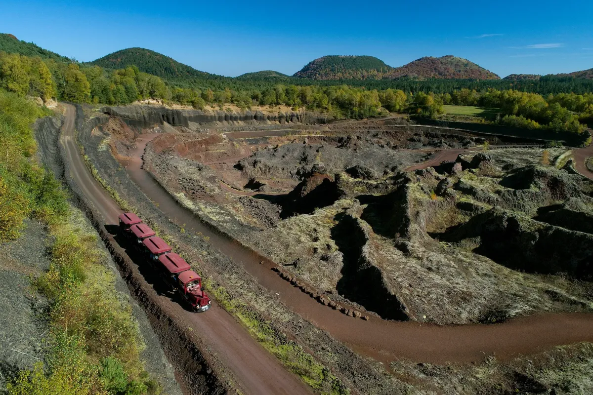 The Lemptégy Volcano, explore the inside of a volcano