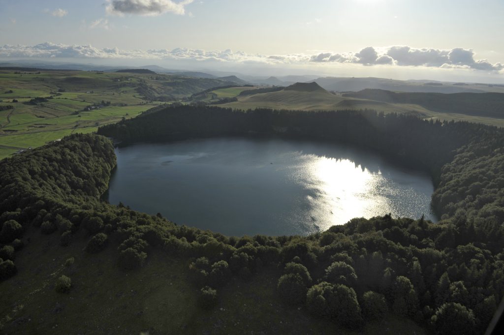 Lac Chambon en Auvergne dans le Sancy